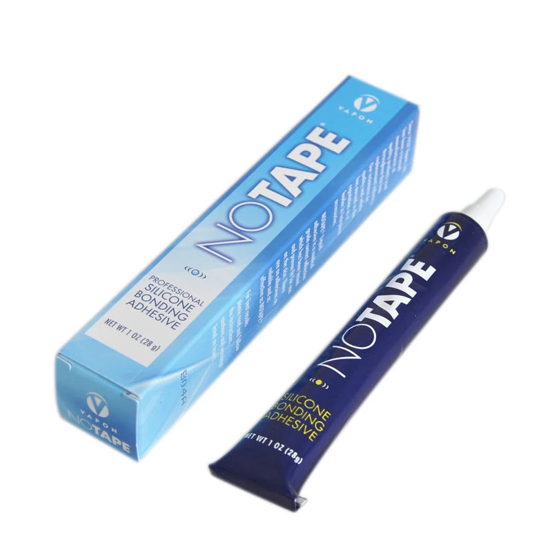 No Tape Lace Glue Waterproof Hair Systems Adhesives Strong Hold Wig Glue for Frontal Invisible Hair Bonding Glue Latex-Free -