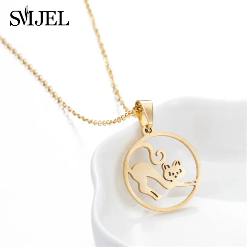 Simple Long Necklace with Arrow Pendant -