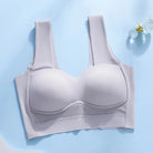 Ice Silk Seamless Plus Size Sports Brah -