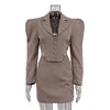 Two Piece Blazer and Skirt Suit -