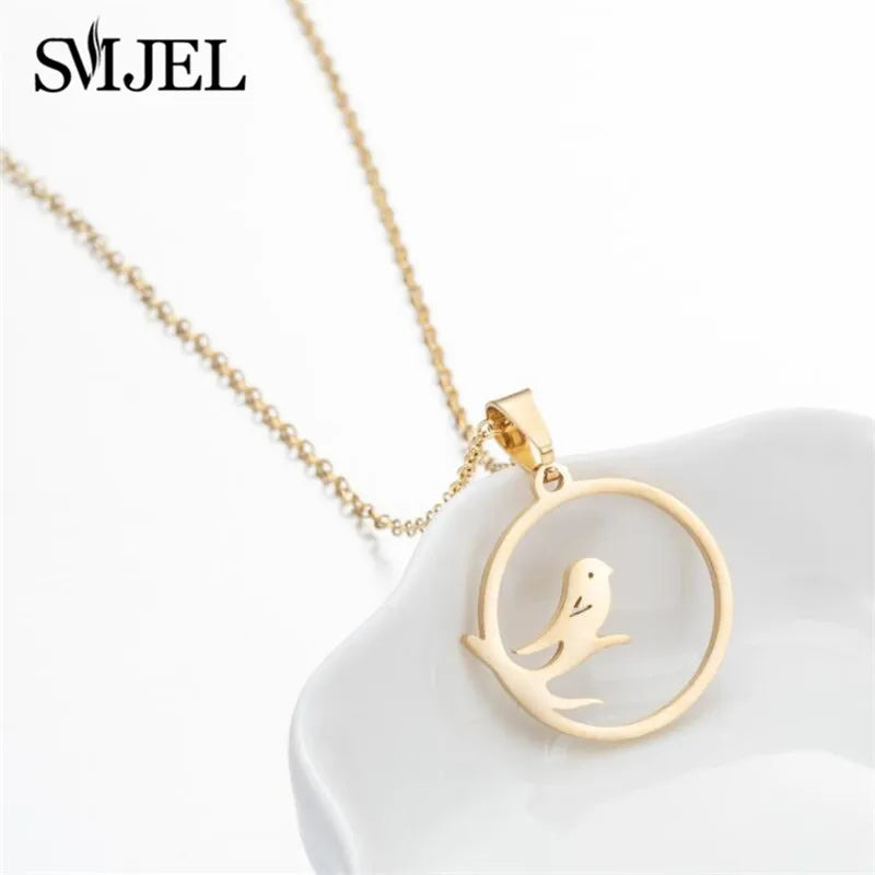 Simple Long Necklace with Arrow Pendant -