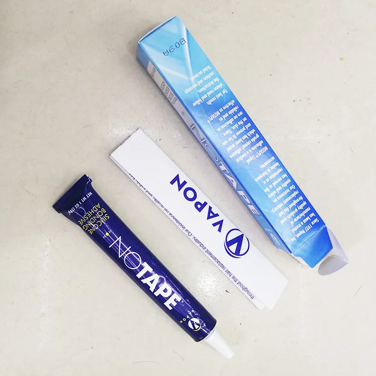 No Tape Lace Glue Waterproof Hair Systems Adhesives Strong Hold Wig Glue for Frontal Invisible Hair Bonding Glue Latex-Free -