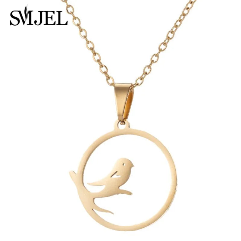 Simple Long Necklace with Arrow Pendant -