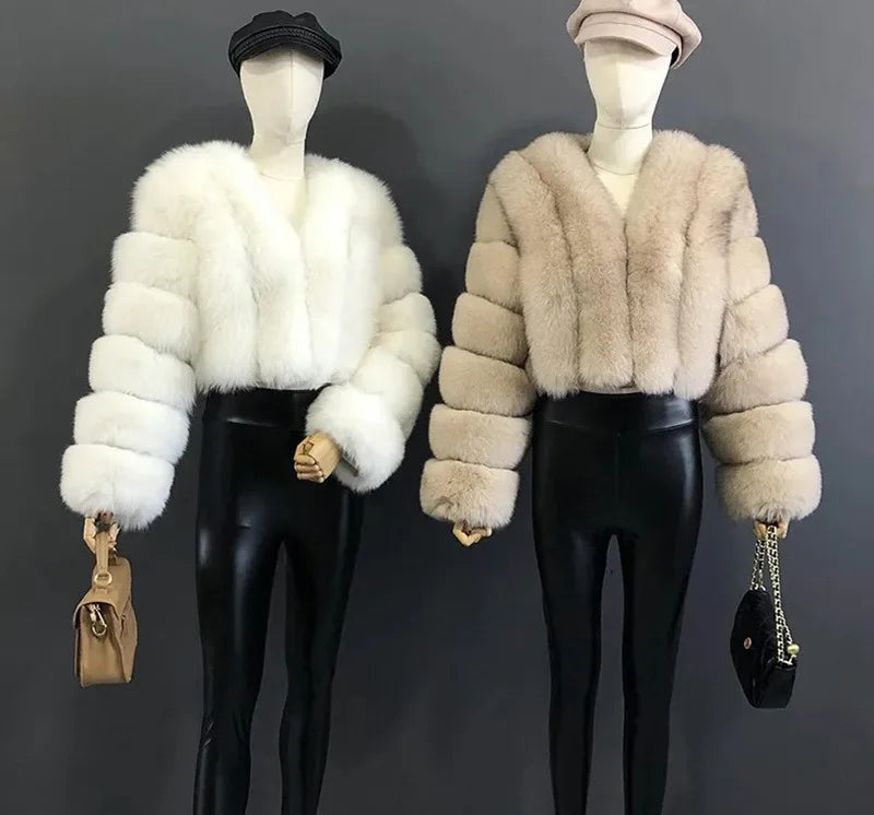 Knitted Fur Coat -