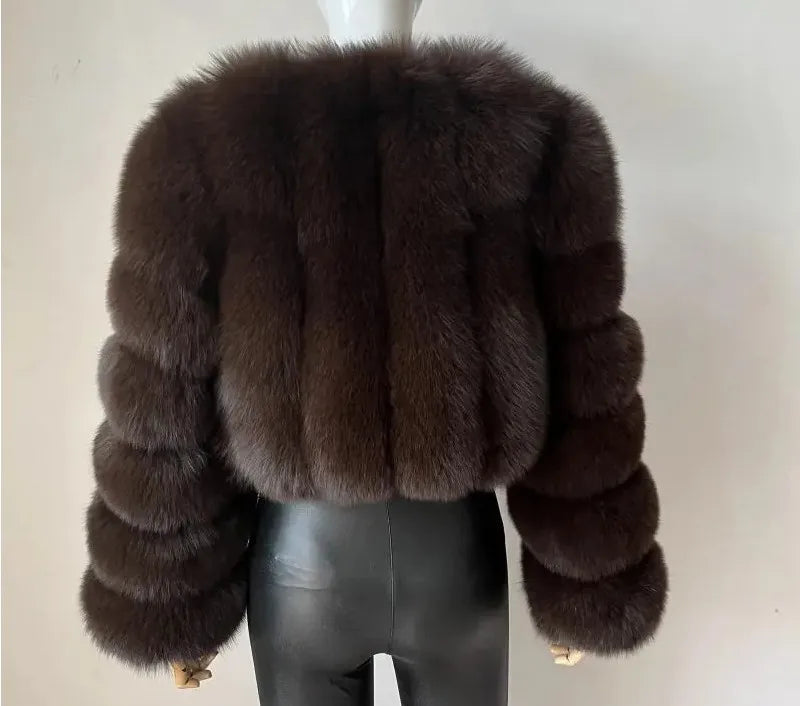Knitted Fur Coat -
