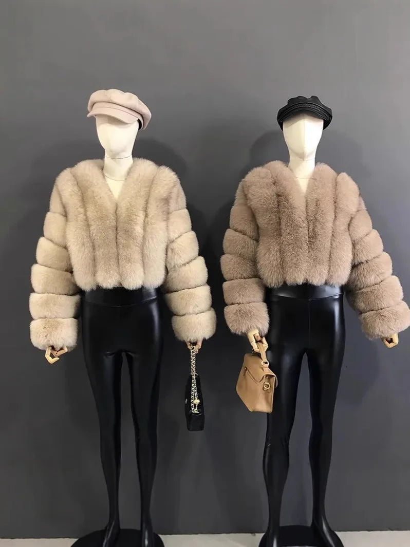 Knitted Fur Coat -