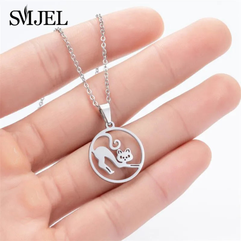 Simple Long Necklace with Arrow Pendant -