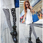 Euramerican Printing splicing Leggings Fashion Milk Silk stripe Trousers office lady pant women model Star Pants Elastic legging -