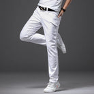 Men White Jeans Slim Fit -