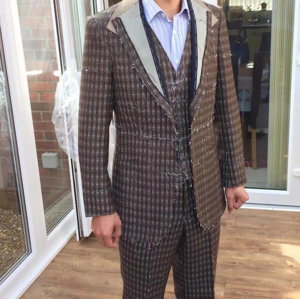 Wholesale Customer Mt Made to Measure Custom Design OEM Best Brands Linen Suit Men's Suits -