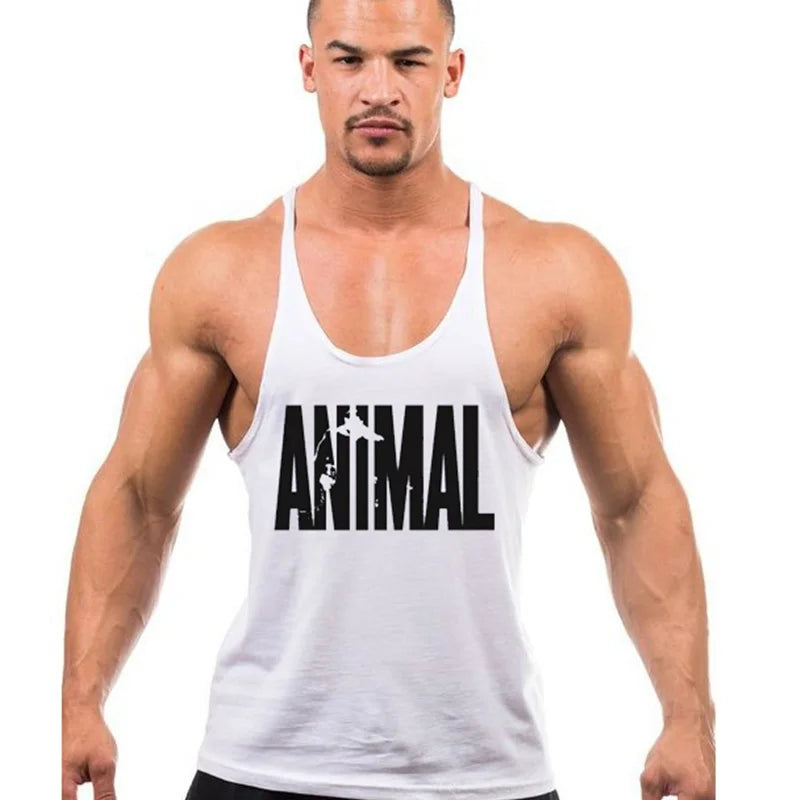 Muscle guys Brand Clothing Gym Tank Tops Mens Fitness cotton Clothes Singlets Men Stringer Bodybuilding sleeveless Shirt -