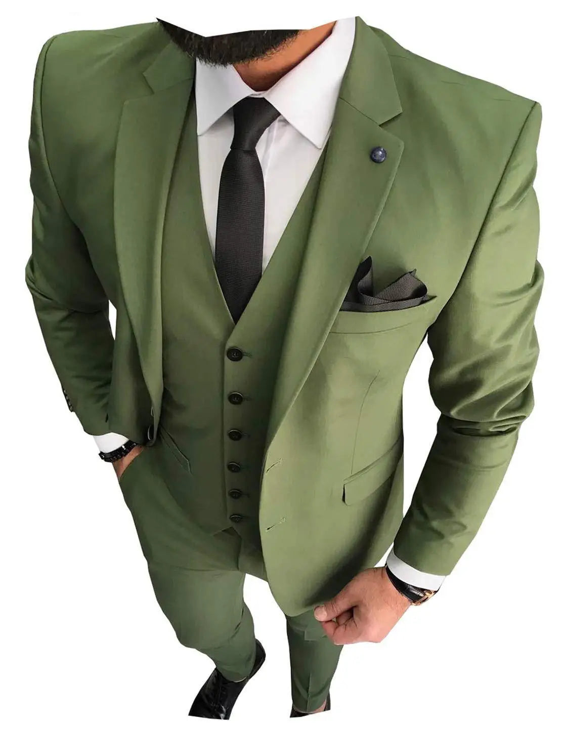 Tailor Made Suits for Men - Slim Fit Business and Wedding Suit -