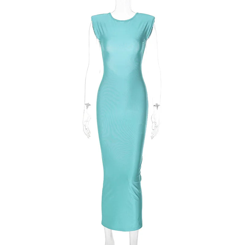 Elegant Backless Maxi Dress -
