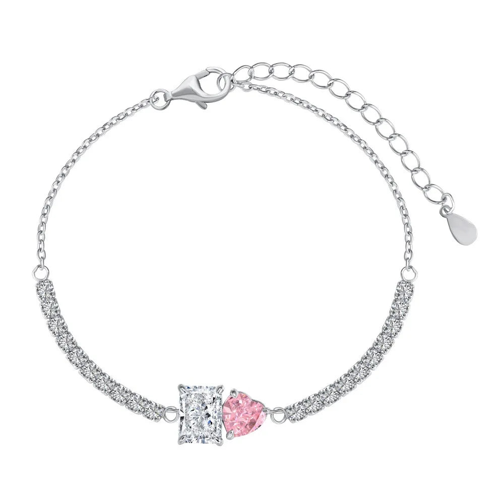 Sterling Silver Tennis Bracelet -