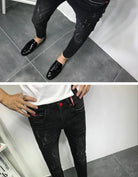 Mens Jeans Slim Fit Skinny -
