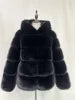 Fox Fur With Hood -