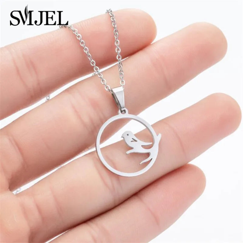 Simple Long Necklace with Arrow Pendant -
