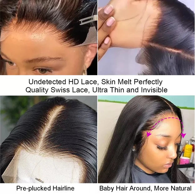 Natural Transparent Lace Front Wig -