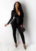 Solid Bow Ruffled Suit -