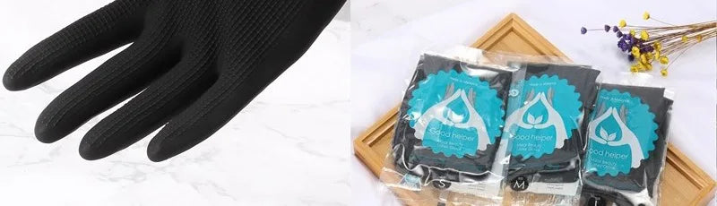 Hairdressing Heat Resistant Gloves Hair Straightener Perm Gloves Salon DIY Hair Styling Tools Anti-skid Hair Dying Gloves -