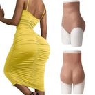New Extra High Waist Elasticity Silicone Panties Triangle Women 6 Colors Fake Butt and Hip Enhancer Underwear -