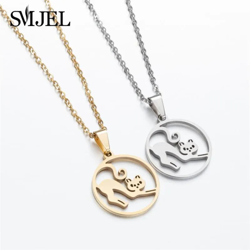 Simple Long Necklace with Arrow Pendant -