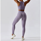 Wholesale Tik Tok Athletic Clothing Ladies Gym Fitness Sport Workout Clothes Activewear Seamless Women Jogger Wear Yoga Suit Set -