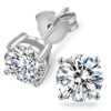 3mm-10mm Classic Mossanite Earrings -