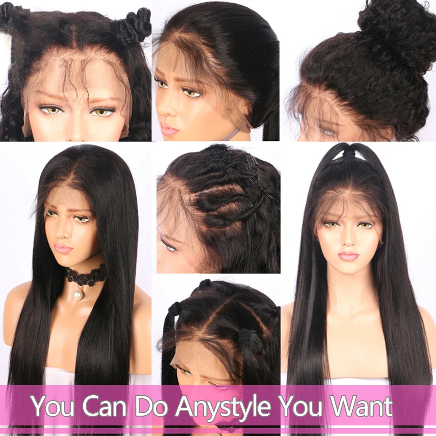 Natural Transparent Lace Front Wig -