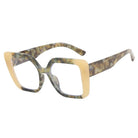 New Personalized Color Blocking square Frame Glasses -