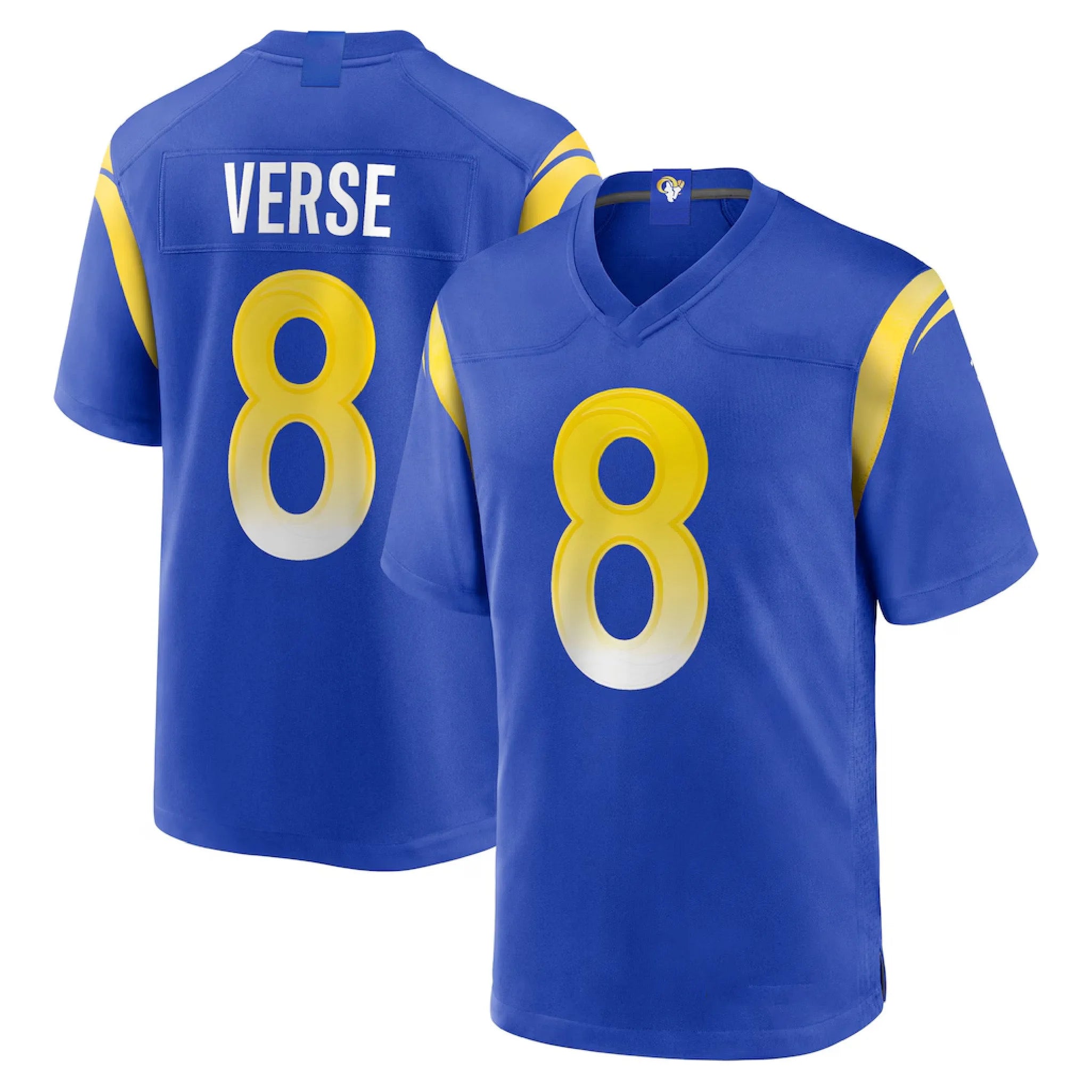 Los Angeles Rams Jeserys 12# Puka Nacua 17# Adams 8# Verse 99# Donald 9#Stafford -