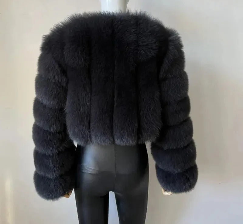 Knitted Fur Coat -