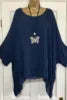 Cotton Linen Round Neck Shirt -