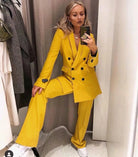 Business Double Breasted Suits Women -