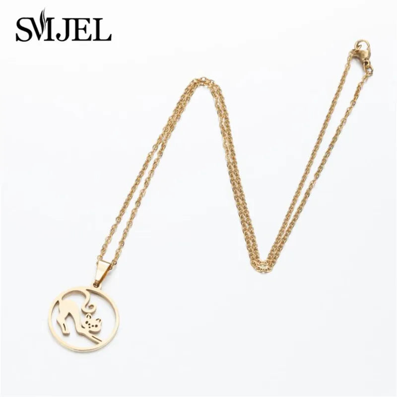 Simple Long Necklace with Arrow Pendant -