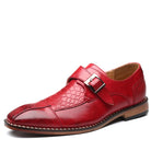 Italian Loafers for Men - Leather Slip-On Dress Shoes -
