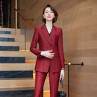 Lady Formal Trouser Office Business Pants Wear Woman Suit -