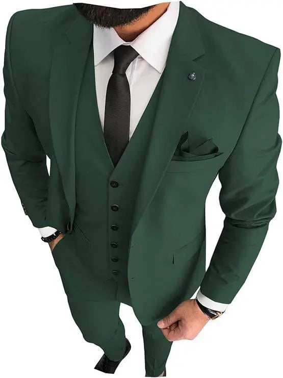 Tailor Made Suits for Men - Slim Fit Business and Wedding Suit -