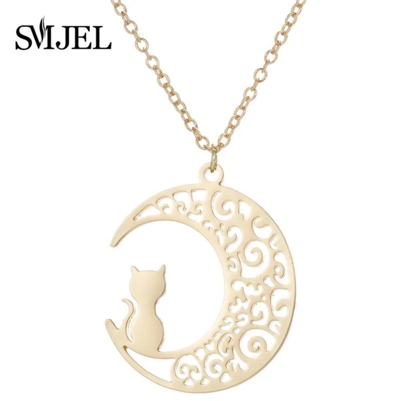 Simple Long Necklace with Arrow Pendant -