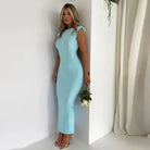 Elegant Backless Maxi Dress -