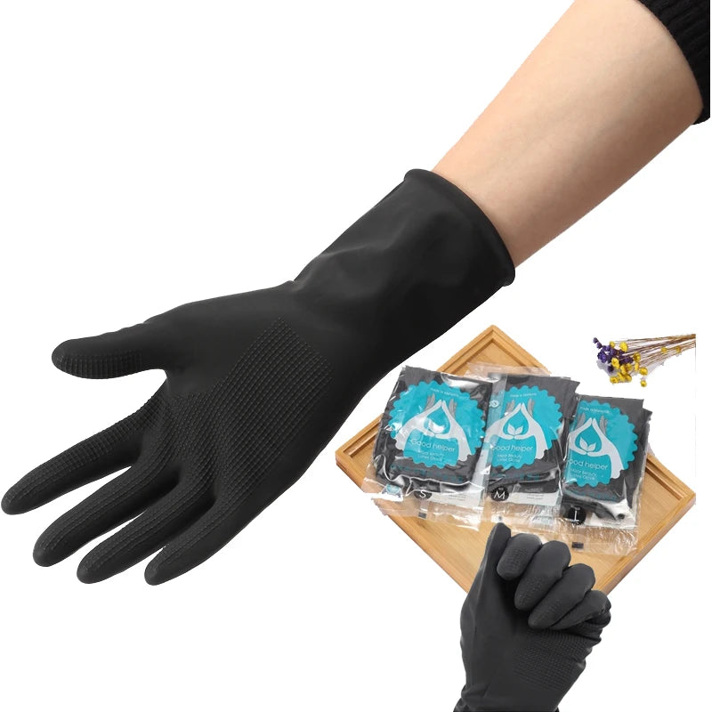 Hairdressing Heat Resistant Gloves Hair Straightener Perm Gloves Salon DIY Hair Styling Tools Anti-skid Hair Dying Gloves -