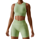Wholesale Tik Tok Athletic Clothing Ladies Gym Fitness Sport Workout Clothes Activewear Seamless Women Jogger Wear Yoga Suit Set -