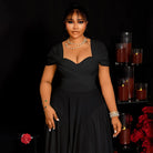 N8072 Plus Size Dresses Women Casual Summer Elegant V-Neck A-line Long Dresses Women African Dresses for Women Clothing -