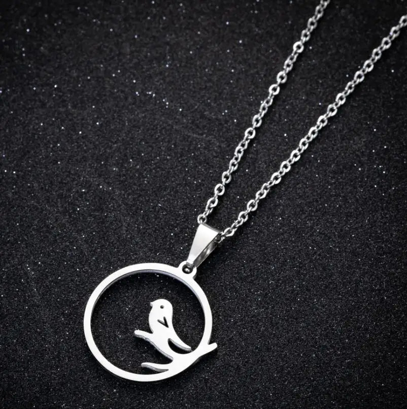 Simple Long Necklace with Arrow Pendant -