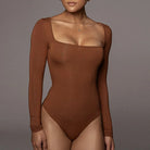 Women's Square Neck Long Sleeve Bodysuit -