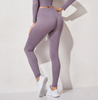 New Yoga Pants Sports Clothing Seamless Legging Solid High Waist Full Length Workout Leggings for Fittness Yoga Leggings -