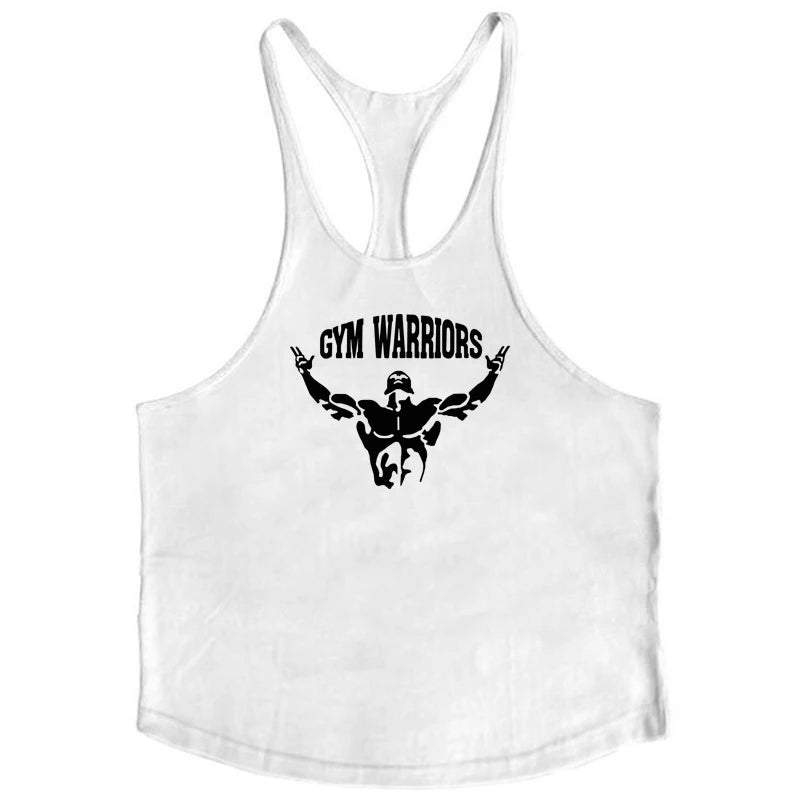 Muscle guys Brand Clothing Gym Tank Tops Mens Fitness cotton Clothes Singlets Men Stringer Bodybuilding sleeveless Shirt -