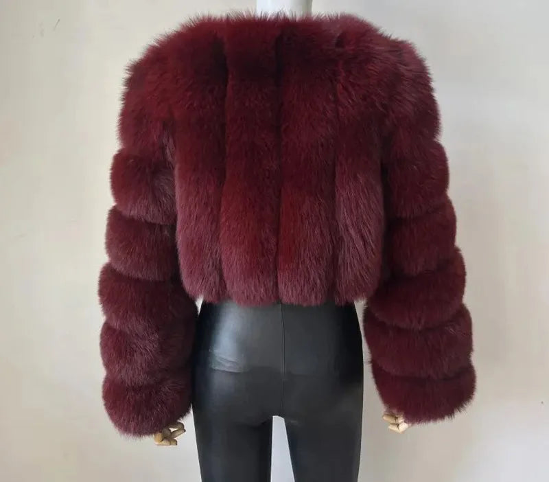 Knitted Fur Coat -
