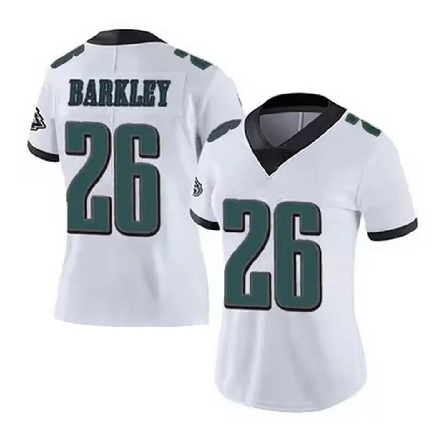 Women's Philadelphia 26 Saquon Barkley 1 Jalen Hurts 33 DeJean Football Jerseys Stitched Jerseys -