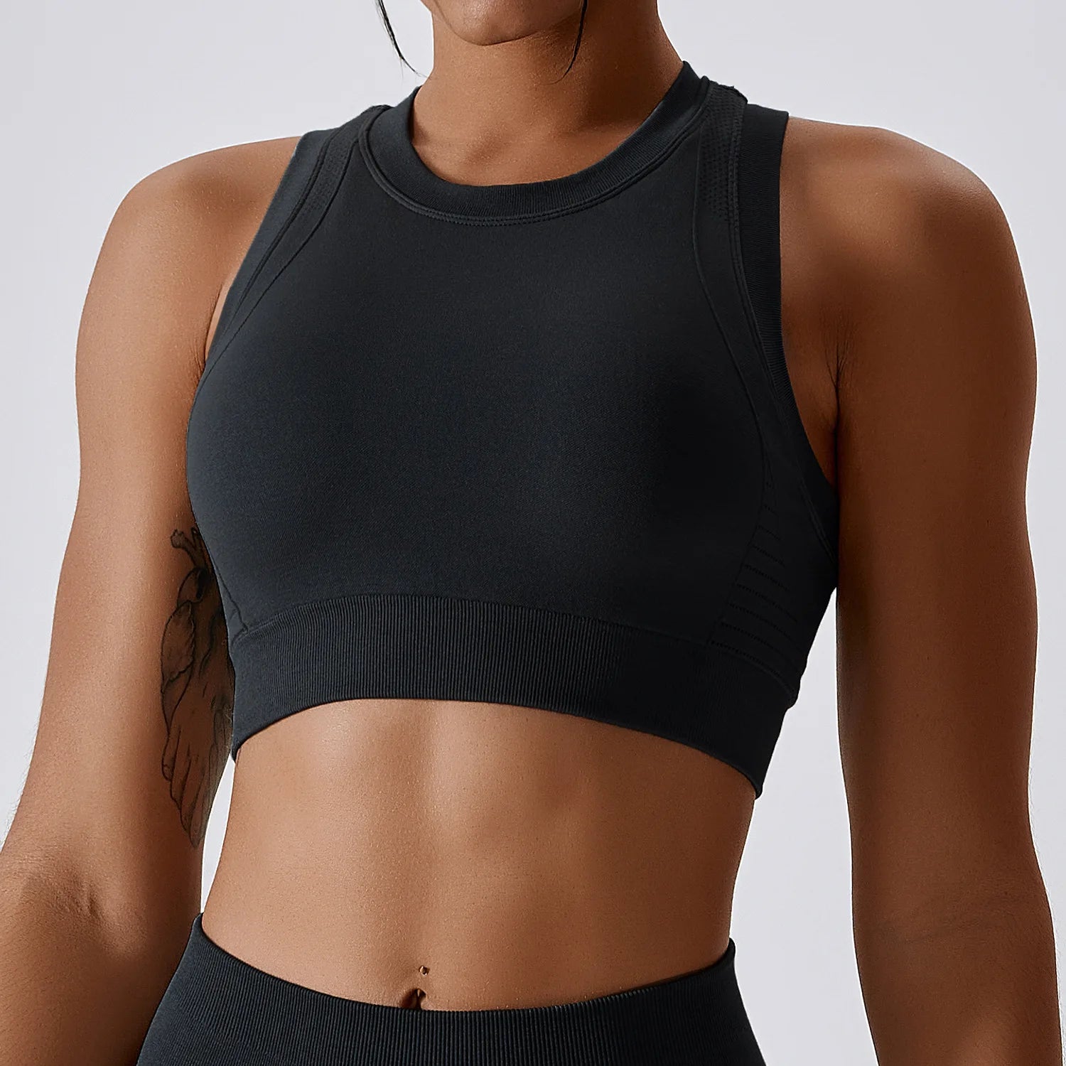 Wholesale Tik Tok Athletic Clothing Ladies Gym Fitness Sport Workout Clothes Activewear Seamless Women Jogger Wear Yoga Suit Set -